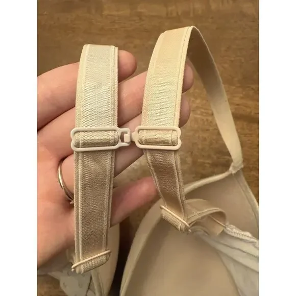 Chantelle 2196 Nude Bra 36DD Underwire Lightly Lined Convertible Racerback EUC - Picture 4 of 6